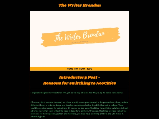 blog screenshot