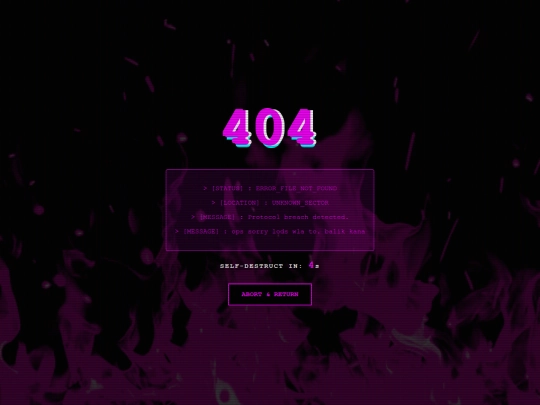 404 screenshot