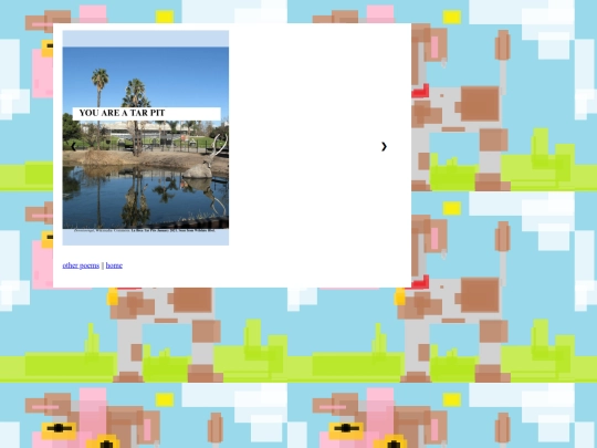 poems/tarpit-zine screenshot