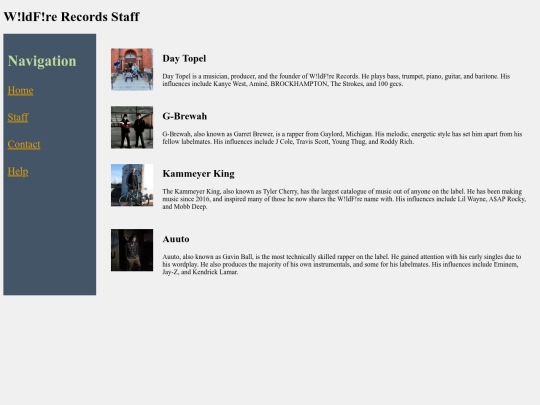 staff screenshot