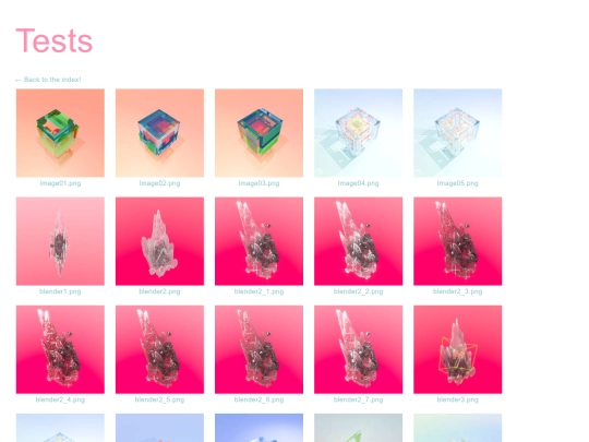 tests screenshot
