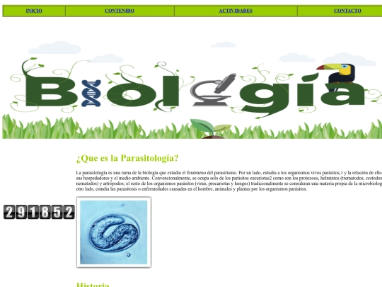 proyectohtml/parasitologia screenshot