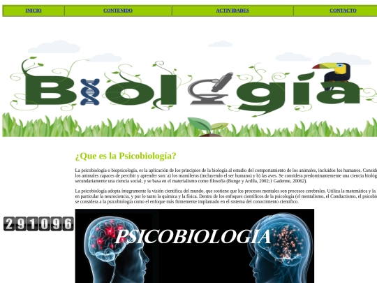proyectohtml/psicobiologia screenshot