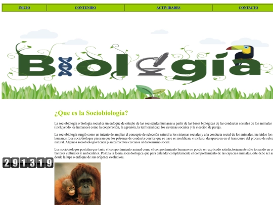 proyectohtml/sociobiologia screenshot
