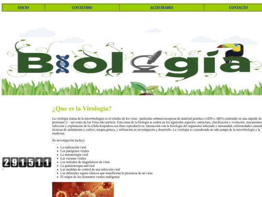 proyectohtml/virologia screenshot