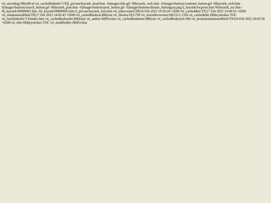 _vti_cnf/keystrk_toc screenshot