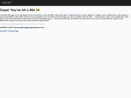 not_found screenshot