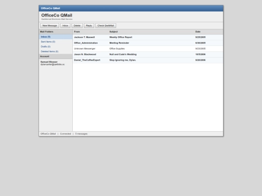 officecompanymail screenshot