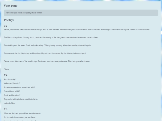 Vent-page screenshot