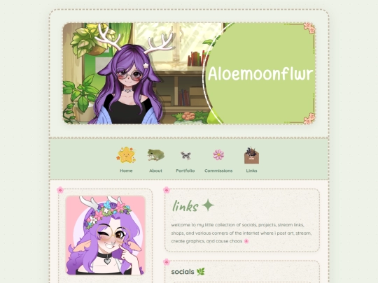 links screenshot