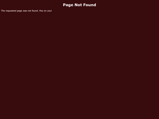 not_found screenshot