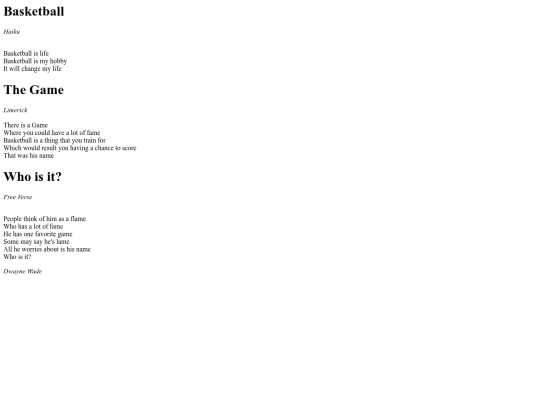 poems screenshot