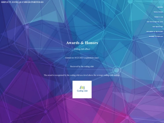 awards screenshot