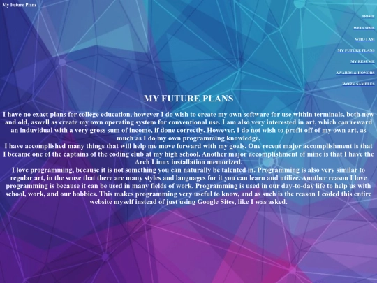 myfutureplans screenshot