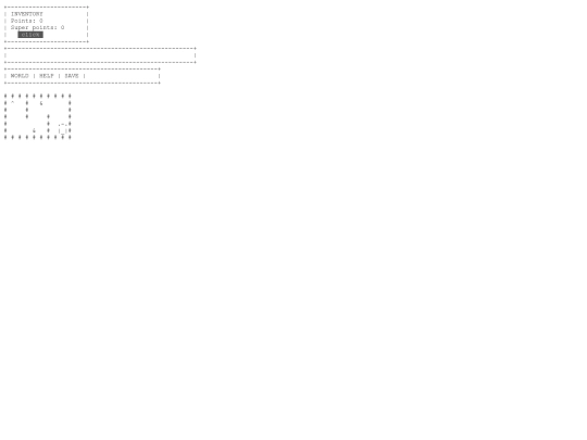 experiments/asciiworld screenshot