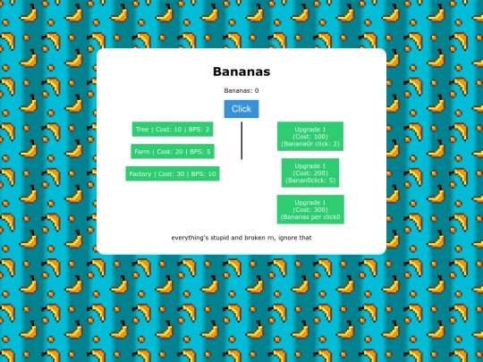experiments/banana screenshot