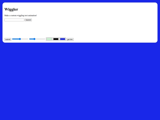 experiments/wiggler screenshot