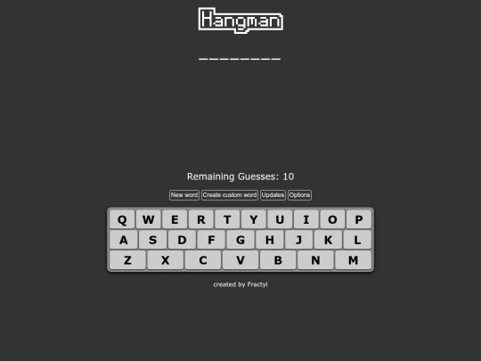 g/hangman screenshot