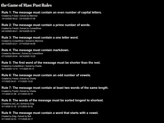 gom/pastrules screenshot