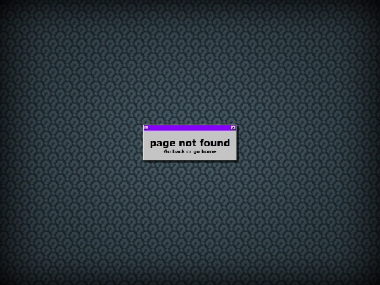 not_found screenshot