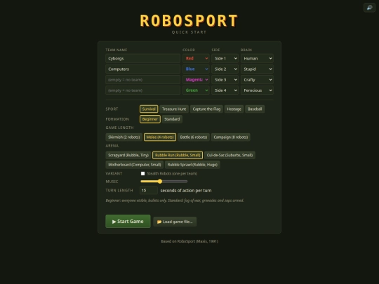 games/robosport screenshot