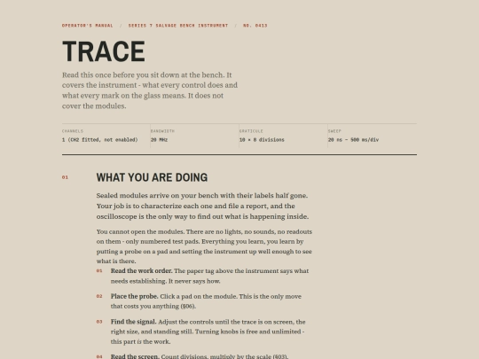 games/trace/operator-manual screenshot