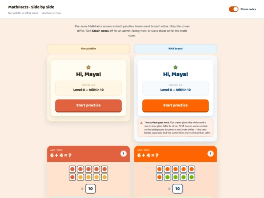 nha/mathfacts/color2 screenshot