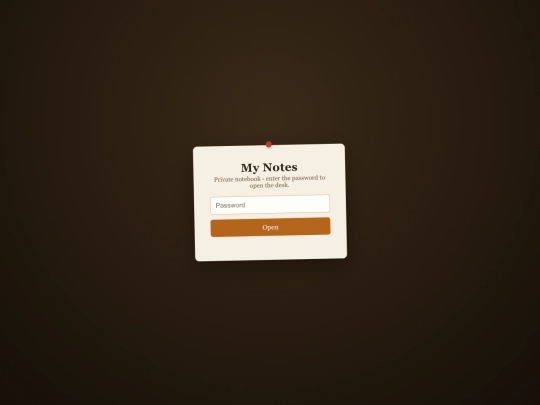 notes screenshot