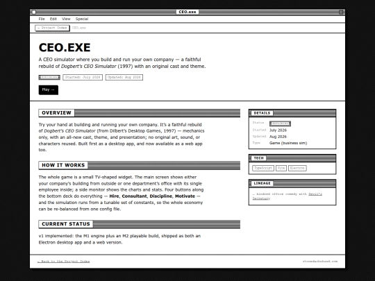 projects/details/ceo-exe screenshot
