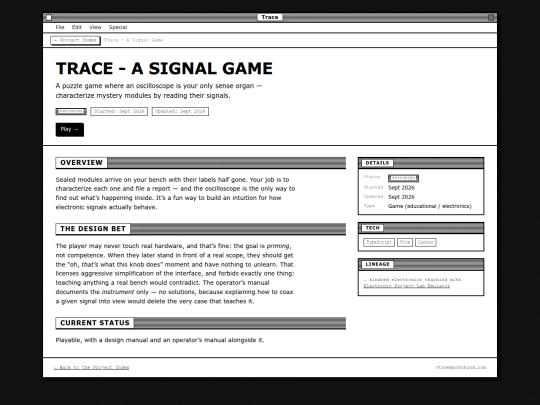 projects/details/trace-signal-game screenshot