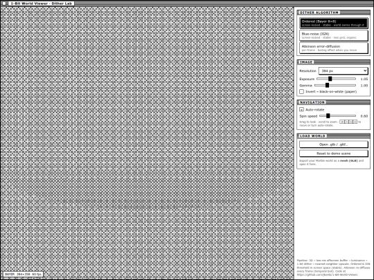 projects/dither-world-viewer screenshot