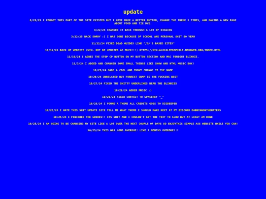 Updates screenshot