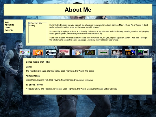 Aboutme screenshot