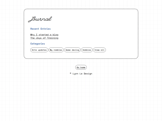 journal screenshot