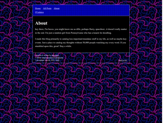 info/about screenshot