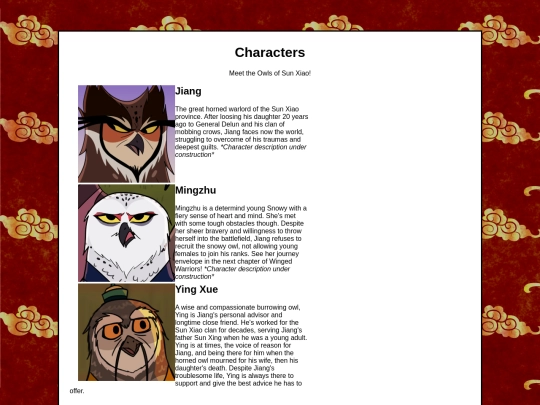 characters screenshot