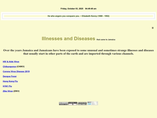 diseases screenshot