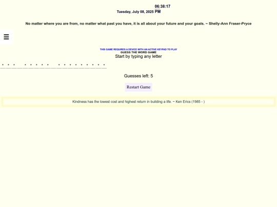 guesswords screenshot