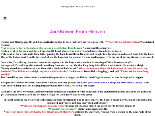 jackknives screenshot