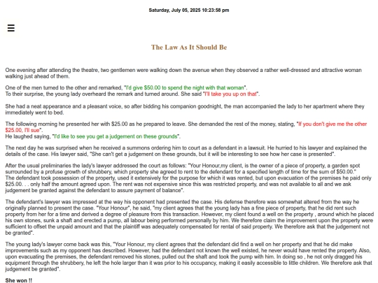 law screenshot