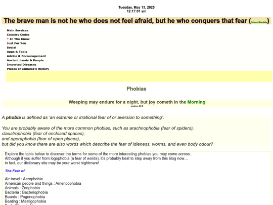 phobias screenshot