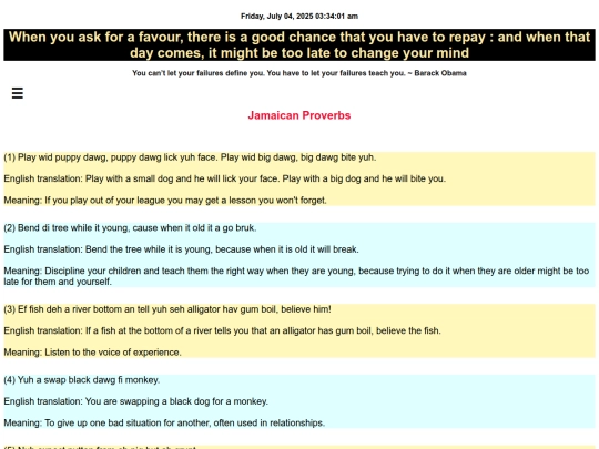 proverbs screenshot