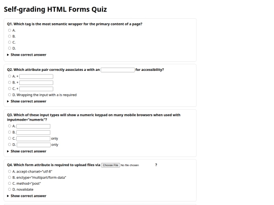 quiztest2 screenshot
