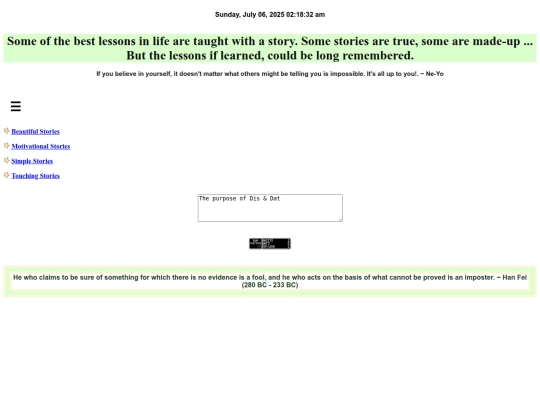 stories screenshot