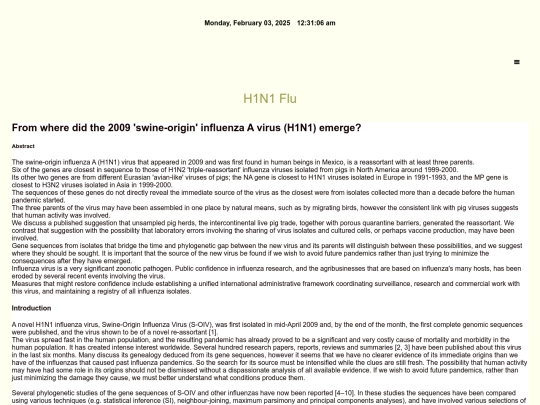 swineflu screenshot