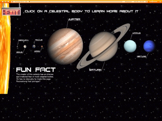 solar system screenshot