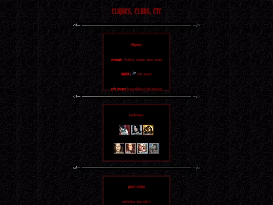 cliques screenshot