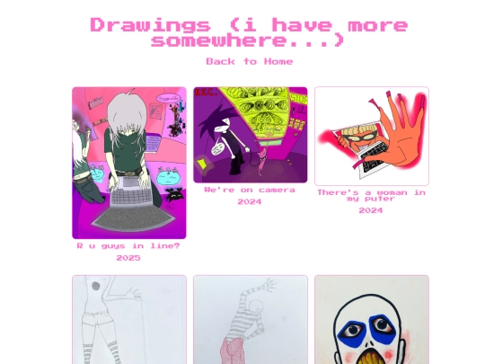 Portfolio Pages/drawings screenshot