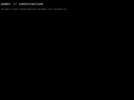 albums screenshot
