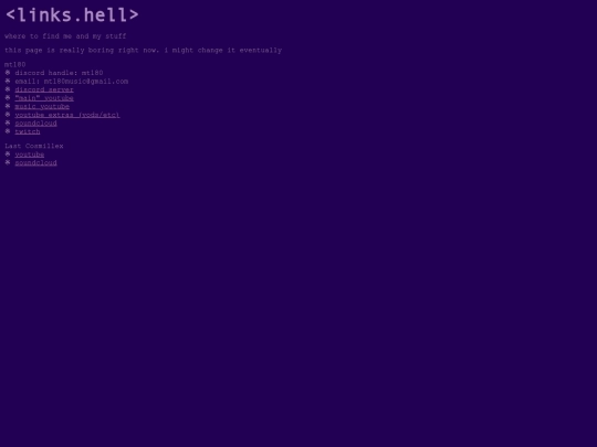links screenshot